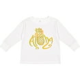 thumbnail image 3 of Inktastic Aloha- with multicolor yellow pineapple Boys or Girls Long Sleeve Toddler T-Shirt, 3 of 5
