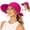 Hot Pink, variant on Baseball Cap Sunvisor Hat Womens Sun Bonnet Wide Brim Sun Hats for Women Womens Sun Visor Sun Visor Ponytail Hat Packable Ponytail Hat Travel Hat Beach Visor Sunhat Women Navy One Size