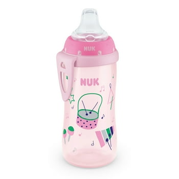 NUK Active Cup, 10 oz Hard Spout Sippy Cup, 12+ months, 1 Pack, Girl