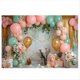 thumbnail image 1 of 210X150cm Fondo de Cumpleaños de Animales del Bosque para Niños Fondo de Fotografía de Globos de Fiesta Decoración de Fiesta de Tela, F, 1 of 5