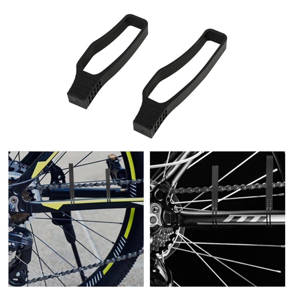 2x Clear Mountain Road Bike/Bmx/Cycling Chainstay Frame Cable Protector Stickers 