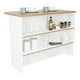 thumbnail image 1 of Barra de Cocina Diamante, Blanco y Castaño, 1 of 8