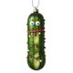 thumbnail image 2 of Mini Adorno de Pepino Acrílico Multifuncional para Árbol de Navidad | Decoración Navideña Transparente y Brillante | Versátil para Árbol, Coche y Envoltorio de Regalos | Fácil de Colgar, con Simbolis, 2 of 5