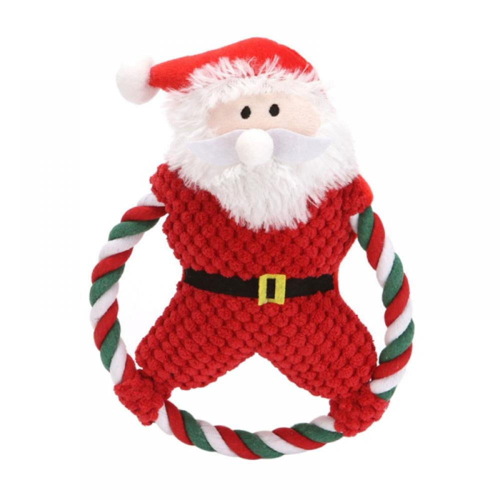 Dog Toys, Christmas Dog Squeaky Toys, Cute Interactive Dog Toys, Santa