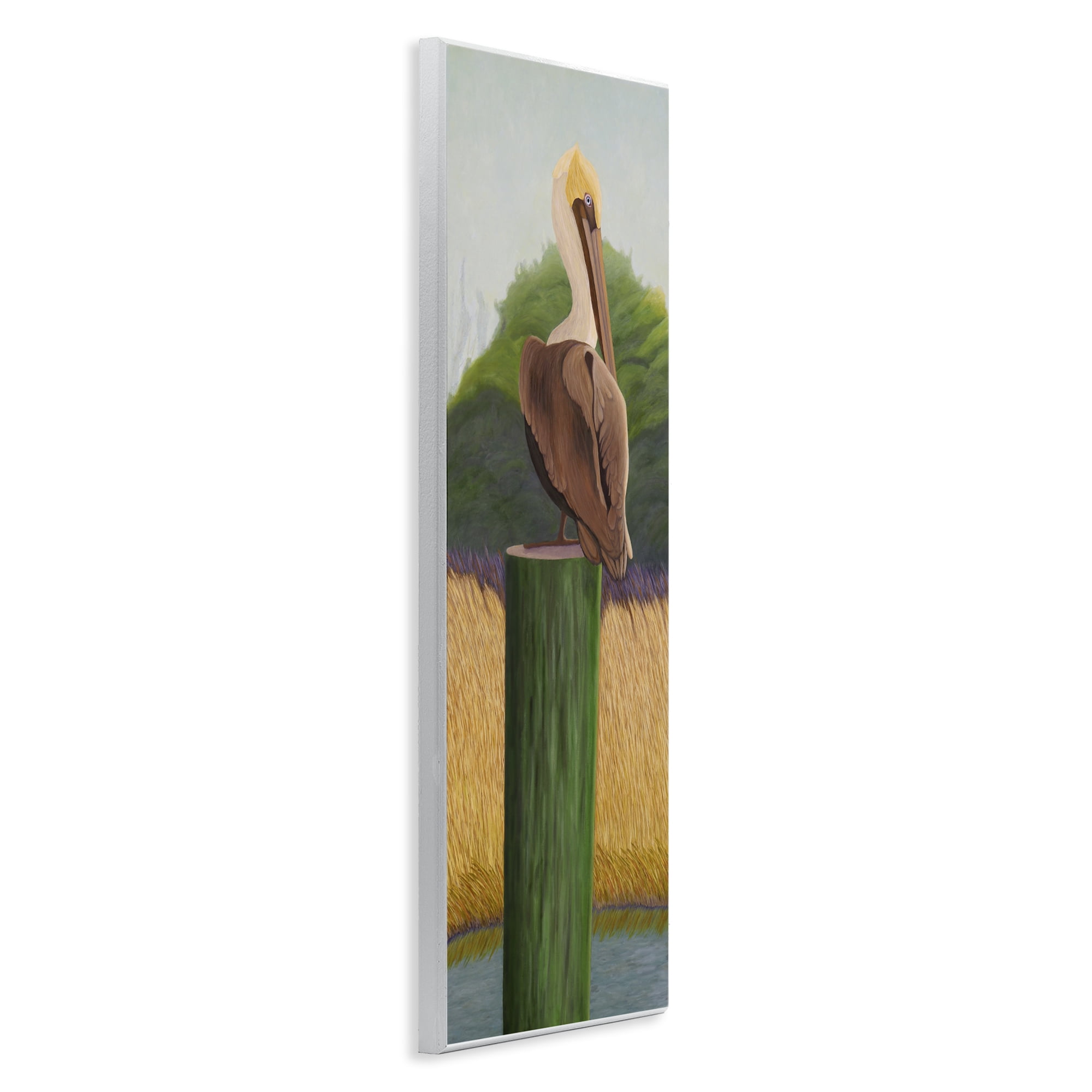 Stupell Industries Pelican with Blue Eyes Wall Plaque Art, design by Barbara Fallenbaum