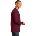 thumbnail image 2 of Port Company Men's Heavyweight Long Sleeve T-Shirt, 2 of 4