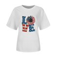 thumbnail image 4 of 2025 Women's Plus Size Workout T-Shirt - Trendy Graphic Athletic Short Sleeve, Xxl, White, 4 of 6