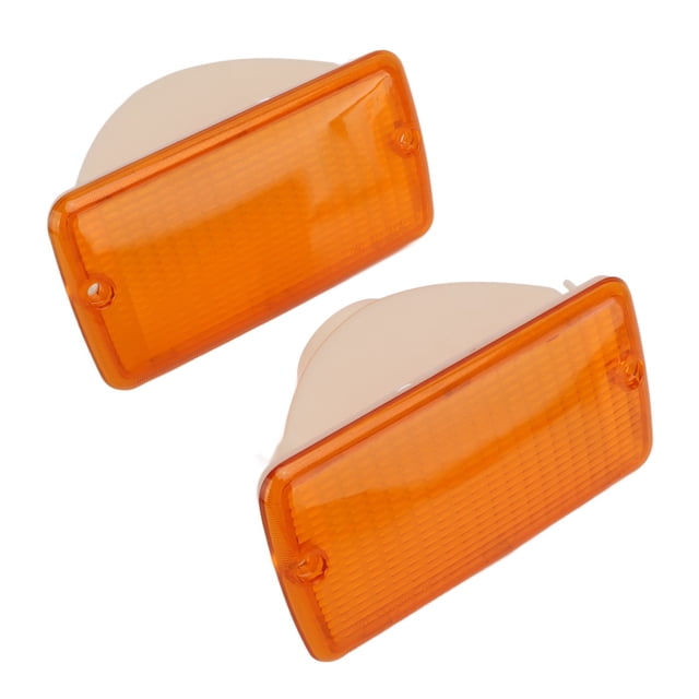 Carcasa de lámpara de señal de giro de estacionamiento cubierta de lámpara para parachoques delantero 55055020AE reemplazo para Jeep Wrangler TJ 1997 2006 amarillo