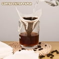 thumbnail image 5 of 60 PCS Cone Coffee Filters, Disposable Portable Drip Coffee Filter Paper Bag, Hanging Ear Single Serve Coffee Bag Perfect for Travel, Office, Camping, Home, 5 of 5