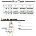 thumbnail image 3 of LYXSSBYX Swimsuits for Women Clearance Ladies Cross Sling High Waist Shorts Costume 3-Piece Swimsuit Split, 3 of 5