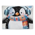 thumbnail image 5 of Orinice Penguin Tapestry Wall Hanging Unique Style Graphic Tapestries Home Wall Decor Art for Living Room Bedroom Apartment Farmhouse Dorm 60x50inch, 5 of 6