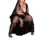 thumbnail image 2 of VISgogo Mujer Encaje Ropa de Dormir, Vestido de Casa, Manga Larga Transparente Malla Lunares Verano Durmiendo Sexo Maxi VISgogo moda, 2 of 5