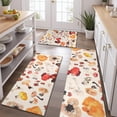 thumbnail image 2 of Colorful Mushroom Watercolor White Pattern Kitchen Rugs Sets Of 3,Kitchen Runner Rugs Non Skid Washable,Decorative Kitchen Floor Mats for Kitchen,Sink,Laundry,17"x30"+ 17"x47" + 17"x59", 2 of 6