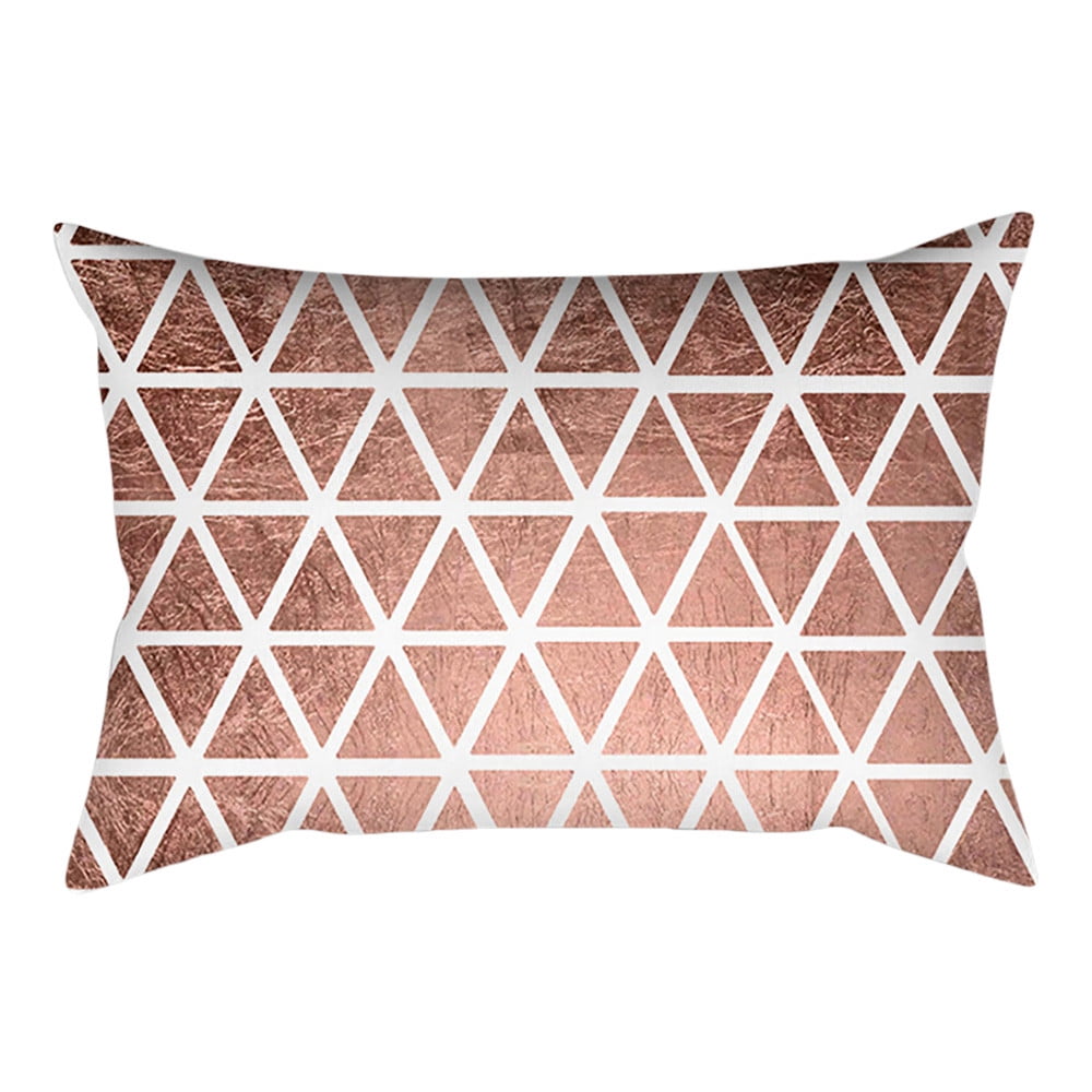 Up to 65 Off SMihono Rose Gold Cushion Cover Square Pillowcase Home Decoration 30cm X 50cm