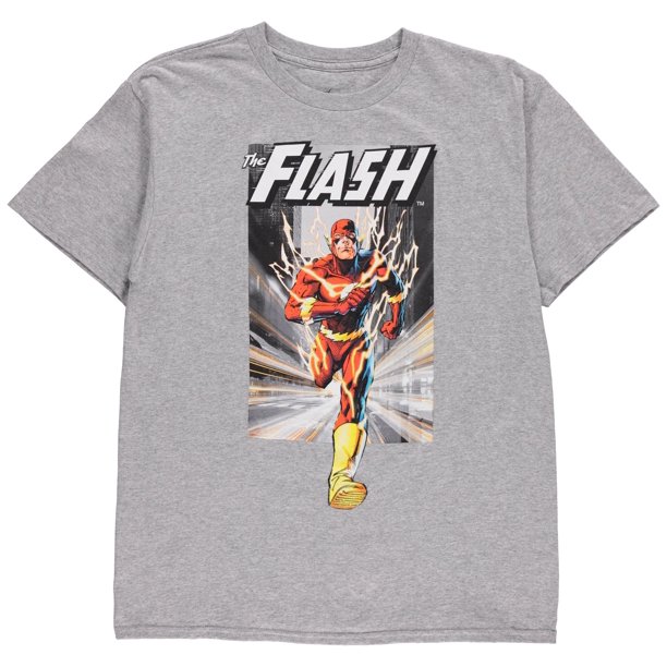 DC Comics Officially Licensed The Flash Superhero Boys TShirt for Kids