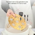 thumbnail image 3 of Stainless Steel Vegetable Steamer Basket, Collapsible Steam Cooking Insert For Steaming Food Steam Rack Fit 6.9inch  Pot, 3 of 8