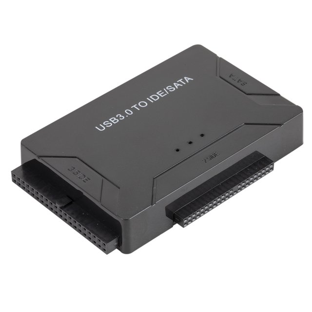 Adaptador de disco duro Irfora Convertidor de controlador de disco duro USB 3.0 a IDE y SATA Kit de adaptador de disco duro externo Cable de 2.5 '' / 3.5 '' Compatible con Windows 10/ 8.1/ 8/ 7 / Vist Irfora Adaptador de disco duro
