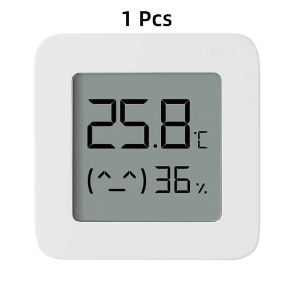 Xiaomi Mijia Smart Digital Thermometer Hygrometer 2 - LCD Screen, Bluetooth, Monitors Temperature & Humidity via Mi Home App