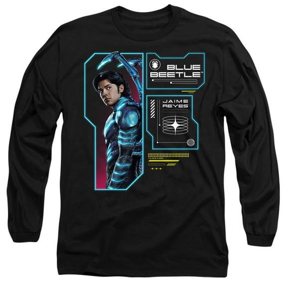Blue Beetle (2023) Data Read Out Unisex Adult Long-Sleeve T Shirt