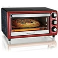 thumbnail image 1 of Hamilton Beach 4-Slice Red Toaster Oven, 1 of 5