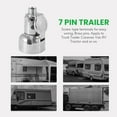 thumbnail image 5 of Trailer Accessories- 7 Pin Trailer Plug 12V Rv Sockets Towbar Towing 7Pin Metal Trailer, 5 of 8
