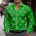 thumbnail image 4 of Camisa informal con estampado de cebra y leopardo para hombre, camisa con estampado 3D, para vacaciones en la calle, con solapa, manga larga, elástica, talla 5XL, 2024, 4 of 5