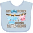 thumbnail image 3 of Inktastic This Big Brother is Expecting a Little Sister Boys Baby Bib, 3 of 4