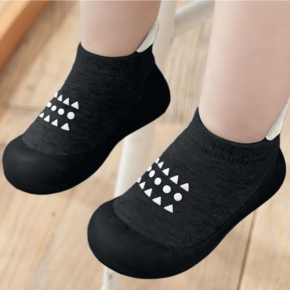LIUYUNNN Baby Sneakers Soft Sole First Walking Shoes For Breathable Socks Shoes With Prevention For Boys Girls Indoor Outdoor Use Shoes for Girls, Size 12-18Months