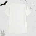 thumbnail image 6 of DondPO Tshirts Shirts for Women Short Sleeve Shirts Womens Fall T Shirts Funny Short Sleeve Graphic Tees Tops Womens Tops Summer Tops for Women White 3XL, 6 of 7