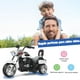 thumbnail image 3 of Moto en Estilo Chopper Costway Moto Montable Alimentada a Batería Blanco, 3 of 8