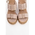 thumbnail image 3 of Olien - Alpargatas de plataforma de piel de ante beige beige 25 CM, 3 of 6