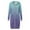 Blue, variant on HBYJLZYG Hoodies Cardigans Sweaters Gradient Sweatshirt Jacket Long Coat, Women Loose Long Sleeve Hoodie Tops Winter Coats For Women