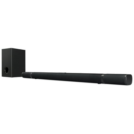 iLive v5.1 Bluetooth 4.1 Channel 45" Soundbar with Wireless Subwoofer and Satellite Speakers, ITBSW423B, Black