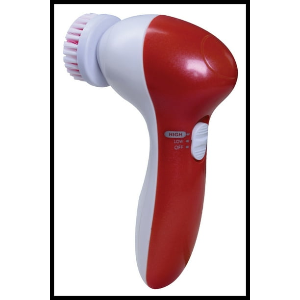 Elite Essentials Dual Speed Facial Cleansing Power Brush (Includes 2