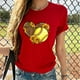 thumbnail image 2 of Blusa suelta estampada con cuello redondo y manga corta para mujer OAVQHLG3B Store  lin121212, 2 of 5