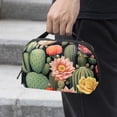 thumbnail image 2 of Cactus Charger Pouch and Storage Box: Oxford Cloth Waterproof USB Cable Organizer and Cell Phone Cord Holder - 5.9x9.44x3.14 in, 2 of 6