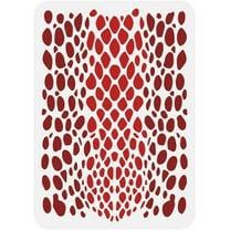 Plastic Hollow Out Drawing Painting Stencils Templates for Painting on Scrapbook Fabric Tiles Floor Furniture Wood Snakeskin 29.7x21cm