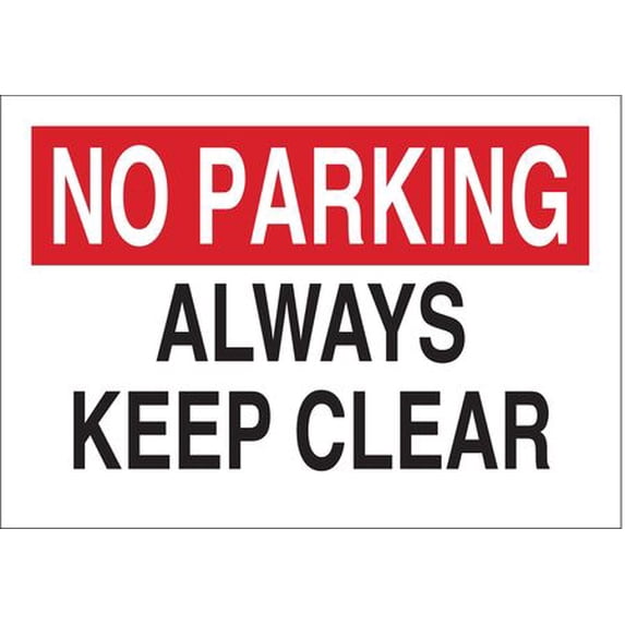 BRADY Housekeeping Sign,10" x 14",Aluminum 43432