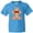 Pacific Blue, variant on Inktastic Cute Gingerbread Man with Red Plaid Bowtie Youth T-Shirt