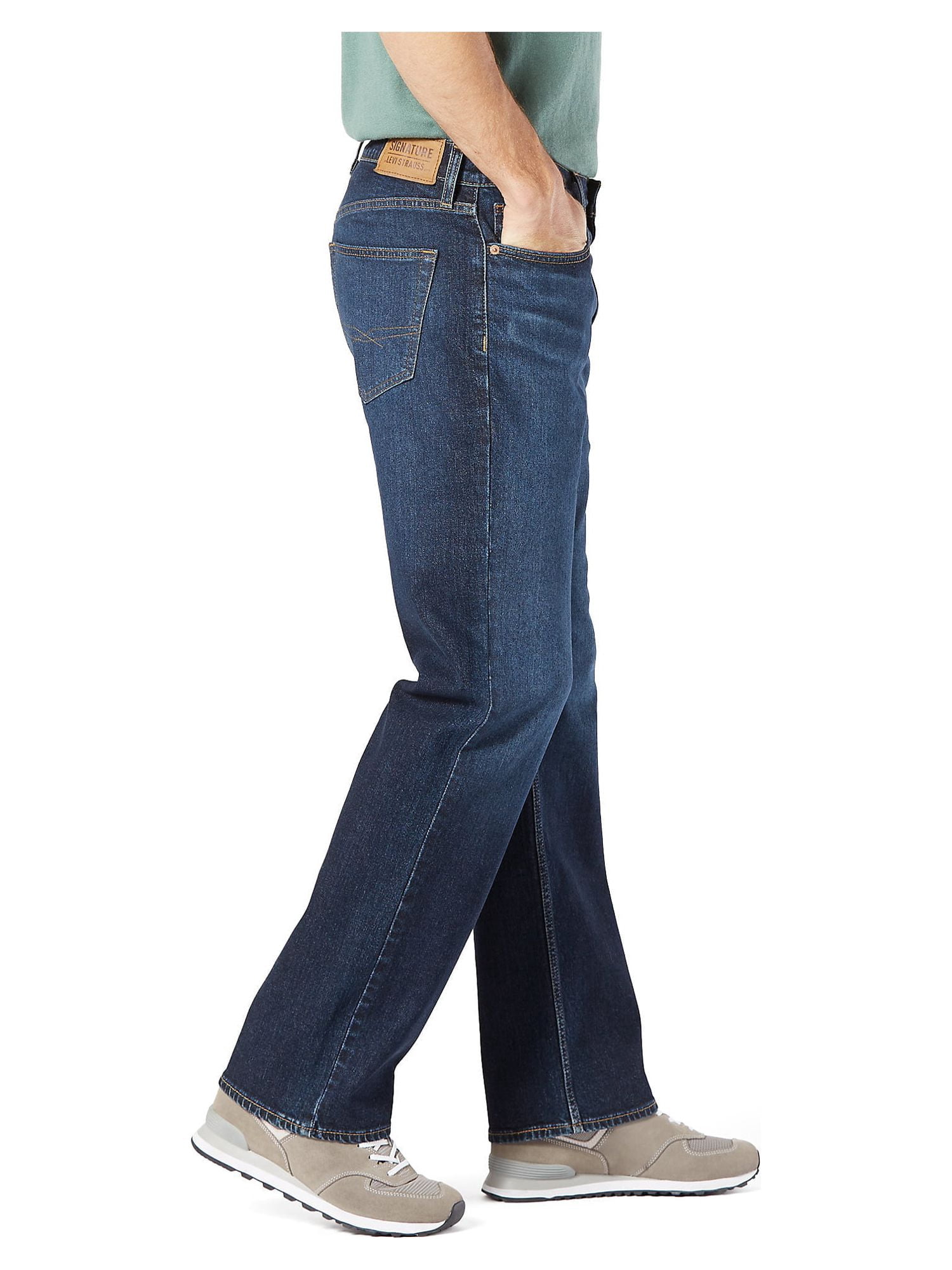 Levi Strauss Signature Men's and Big and Tall Relaxed Fit Jeans