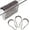 Bronze, variant on Shower Curtain Hooks, Decorative Rust Proof Stainless Steel Shower Curtain Hooks for Bathroom Shower Rods Set of 12, Polished Nickel