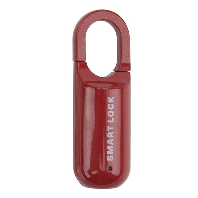 Portable Fingerprint Padlock, Keyless Fingerprint Lock, Security Mini Smart Lock, USB Rechargeable Digital Padlock, Suitable for Gym, Sports, Bike, School, Fence and Storage
