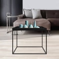 thumbnail image 2 of Miumaeov 24in Square Table Side End Table Metal Sofa Table Camping Table for Home Office, 2 of 12