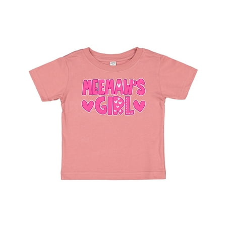 

Inktastic Meemaw s Girl Gift Gift Baby Girl T-Shirt