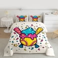 thumbnail image 2 of Castle Fairy Kids Ice Cream Popsicle Twin Comforter Sets,Sport Baseball Bedding Set, 2 of 8