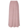 thumbnail image 5 of Outfmvch Robe Bohème pour Femmes Robe Florale pour Femmes Jupe à Rayures Taille Haute Fête Plage Poche Longue Jupe Maxi Fluide Jupes Plissées pour Femmes Rouge 3 S, 5 of 5