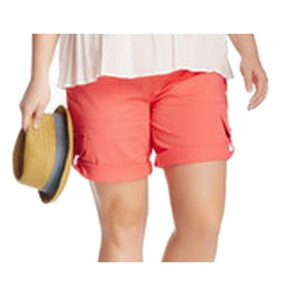 Union Bay Cargo Shorts Womens Unionbay - Union Bay NEW Pink Fruit Womens Size 16W Plus Paullete Cargo