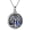 Classic round tree urn, variant on ONEFINITY Urn Necklace for Ashes 925 Sterling Silver Tree of Life Cremation Jewelry for Ashes Abalone Shell Opal Memory Jewelry for Women Men