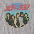 thumbnail image 2 of Bon Jovi Bon Sphere Women's T Shirt, Athletic Heather, Medium, 2 of 6