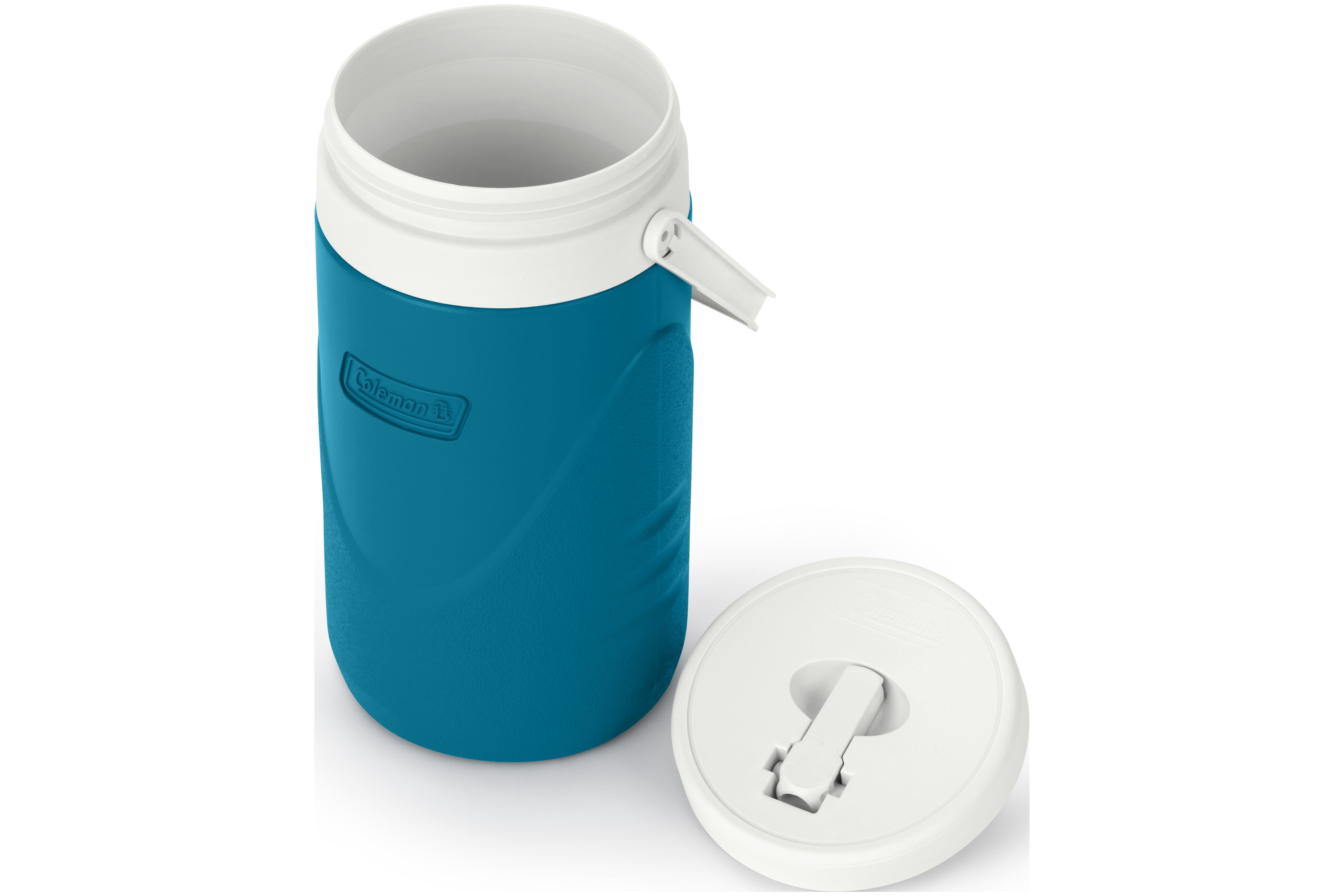 Coleman 1/2 Gallon Water Jug Beverage Cooler Rugged w/ Handle Blue